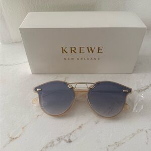 **NEW** KREWE Sunglasses STYL BLONDE 12K Mirrored